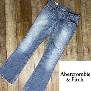 (Sold) Abercrombie and Fitch Flare Jeans Size 2R